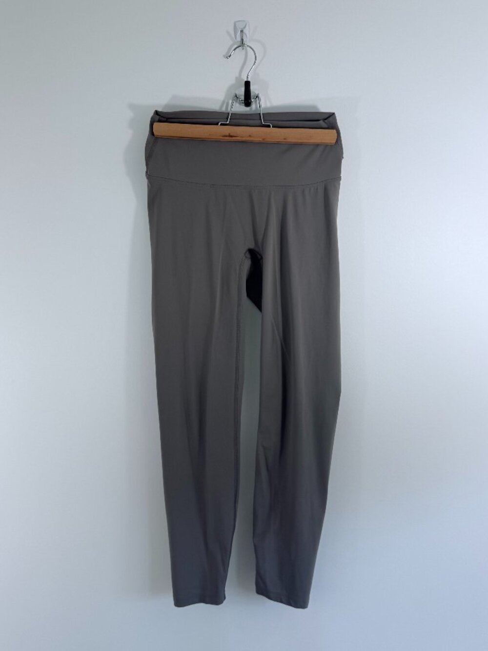 Savvi Womens Leggings Size Medium M Grey Charcoal High Waist Activewear Yoga